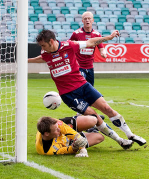 Björn Anklev, Örgryte, Tobias Wennergren, målvakt