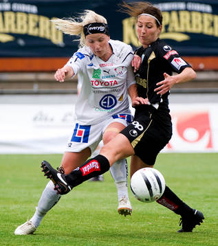 Fotboll, dam, Damallsvenskan, Kopparbergs/Göteborg -