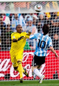 Vincent Enyeama, målvakt Nigeria, Lionel Messi, Argentina