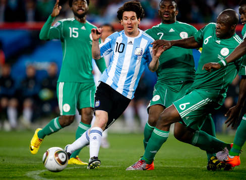 Lionel Messi, Argentina, Danny Shittu, Nigeria
