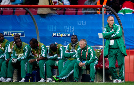 Lars Lagerbäck, förbundskapten Nigeria