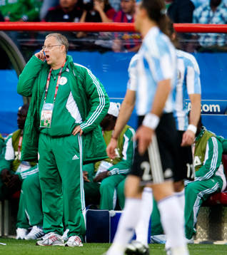 Lars Lagerbäck, förbundskapten Nigeria