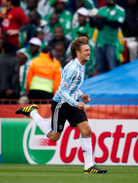 Gabriel Heinze, Argentina, jubel