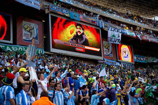 Diego Maradona, förbundskapten Argentina