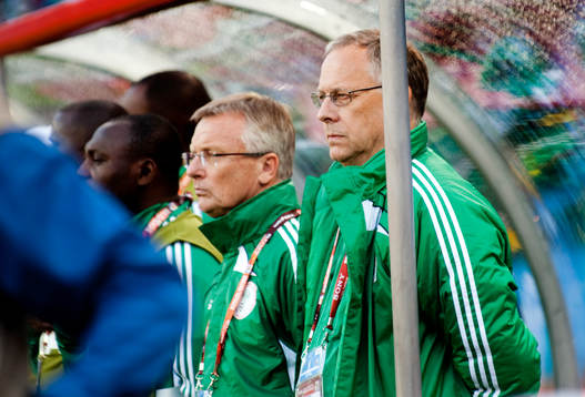 Roland Andersson, assisterande och Lars Lagerbäck,