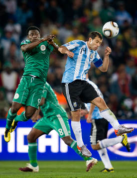 Obafemi Martins, Nigeria, Javier Mascherano, Argentina