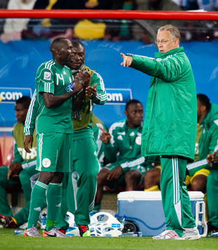 Lars Lagerbäck, förbundskapten Nigeria