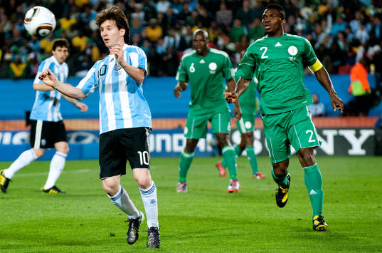 Lionel Messi, Argentina, Joeseph Yobo, Nigeria