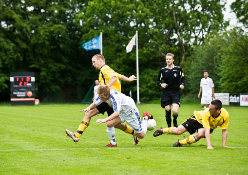 Fotboll, småklubb, division lV, BW90 - Ystad