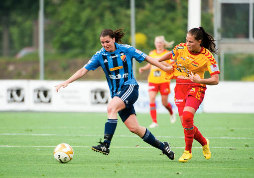 Rebecca Johnsson, Djurgården och Jennifer Egelryd, Tyresö