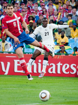 Kwadwo Asamoah, Ghana, Branislav Ivanovic, Serbien