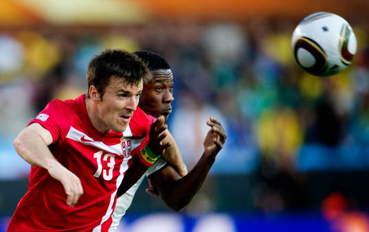 Aleksandar Lukovic, Serbien, Asamoah Gyan, Ghana