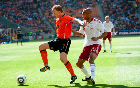 Dirk Kuyt, Holland, Simon Poulsen, Danmark