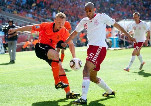 Dirk Kuyt, Holland, Simon Poulsen, Danmark