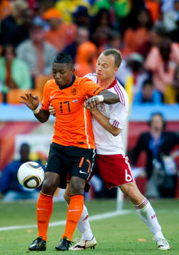Eljero Elia, Holland, Lars Jacobsen, Danmark