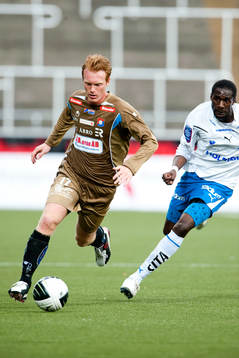 Robin Jonsson, Örgryte med Russel Mwafulirwa, Norrköping
