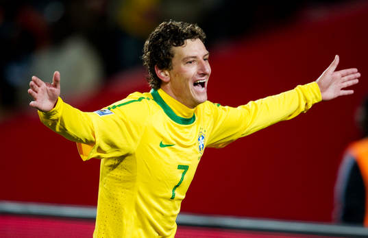 Elano, Brasilien jubel