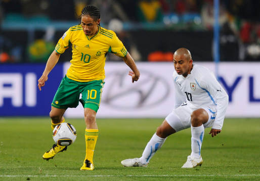 Steven Pienaar, Sydafrika och Egidio Arevalo, Uruguay