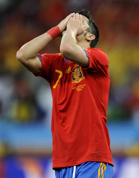 David Villa, Spanien, depp