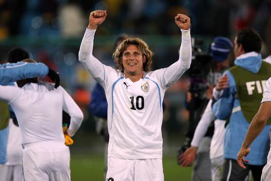 Diego Forlan, Uruguay, glädje, jubel