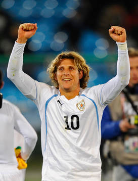 Diego Forlan, Uruguay, jubel