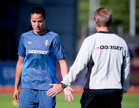 Jessica Landström, Thomas Dennerby, förbundskapten