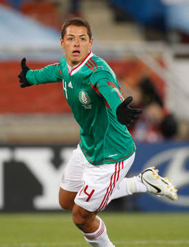 Javier Hernandez, glädje, jubel