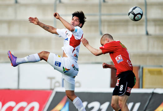 Stefan Batan, Assyriska, och Fredrik Svanbäck, Landskrona,