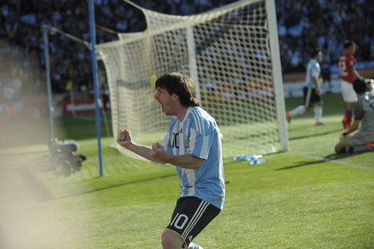 Lionel Messi, glädje, jubel