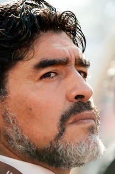 Diego Maradona, förbundskapten Argentina