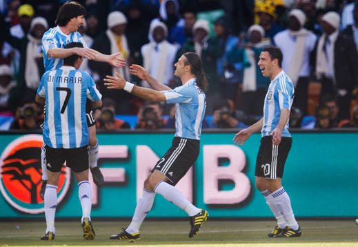 Glädje och jubel i Argentina