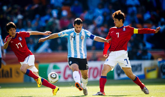 Lee Chung-Yong, Park Ji-Sung, Sydkorea, Javier Mascherano,