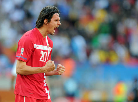 Bläddra bland fler bilder av Fotboll, VM 2010, Tyskland - Serbien