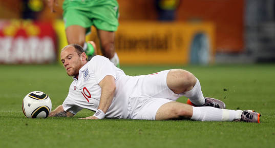 Wayne Rooney, England, fick inte rätt på sig