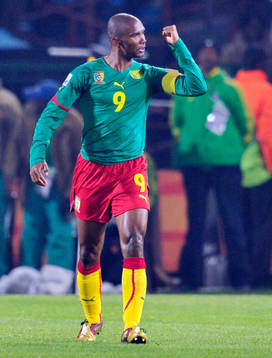 Samuel Etoo, Kamerun (jubel)