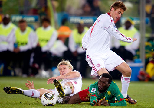 Simon Kjær, Jakob Poulsen, Danmark, Vincent Aboubakar,