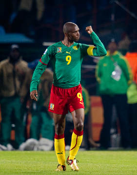 Samuel Eto'o, Kamerun jubel