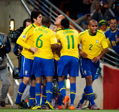 Luis Fabiano, Brasilien jubel
