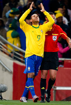 Luis Fabiano, Brasilien jubel
