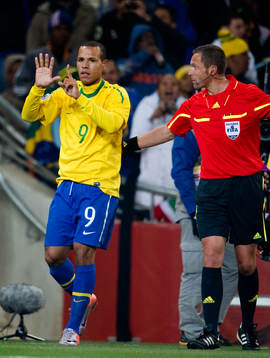 Luis Fabiano, Brasilien jubel