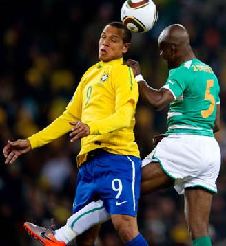 Luis Fabiano, Brasilien, Didier Zokora, Elfenbenskusten