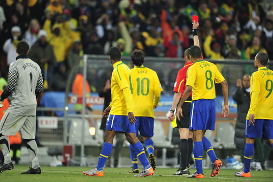 Kaka, Brasilien blir utvisad