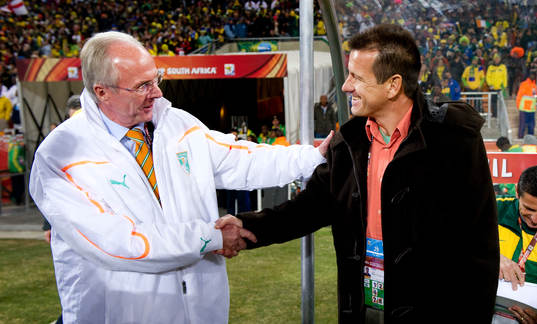 Sven-Göran Eriksson, förbundskapten Elfenbenskusten,