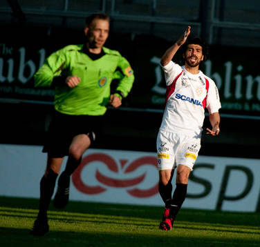 Ceyhun Eris, Assyriska, är inte nöjd med domare Johan