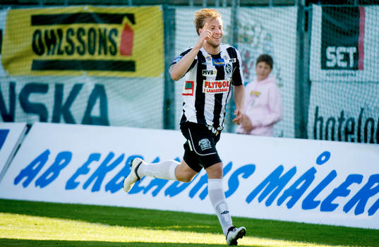 Fredrik Karlsson, Landskrona. Jubel