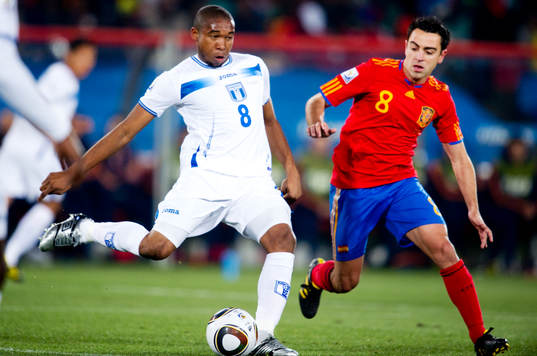 Wilson Palacios, Honduras, Xavi, Spanien