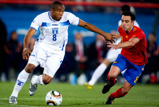 Wilson Palacios, Honduras, Xavi, Spanien