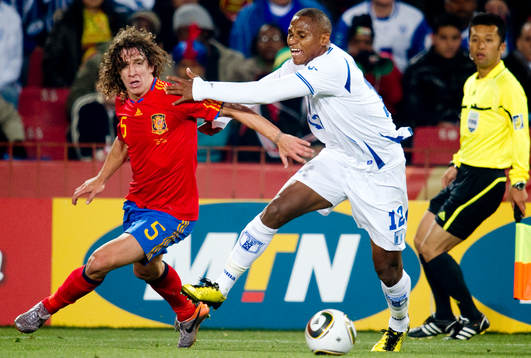 Carles Puyol, Spanien, George Welcome, Honduras