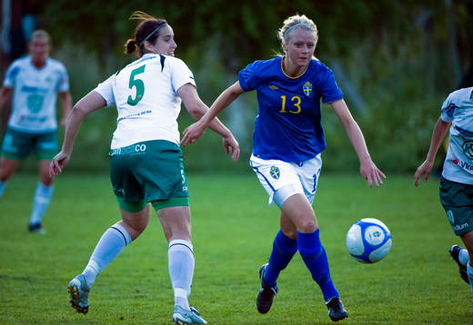 Therese Brogårde, Hammarby och Amanda Ilestedt, Sverige