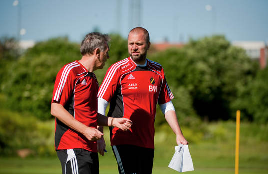 Alex Miller, tränare och Björn Wesström, assisterande